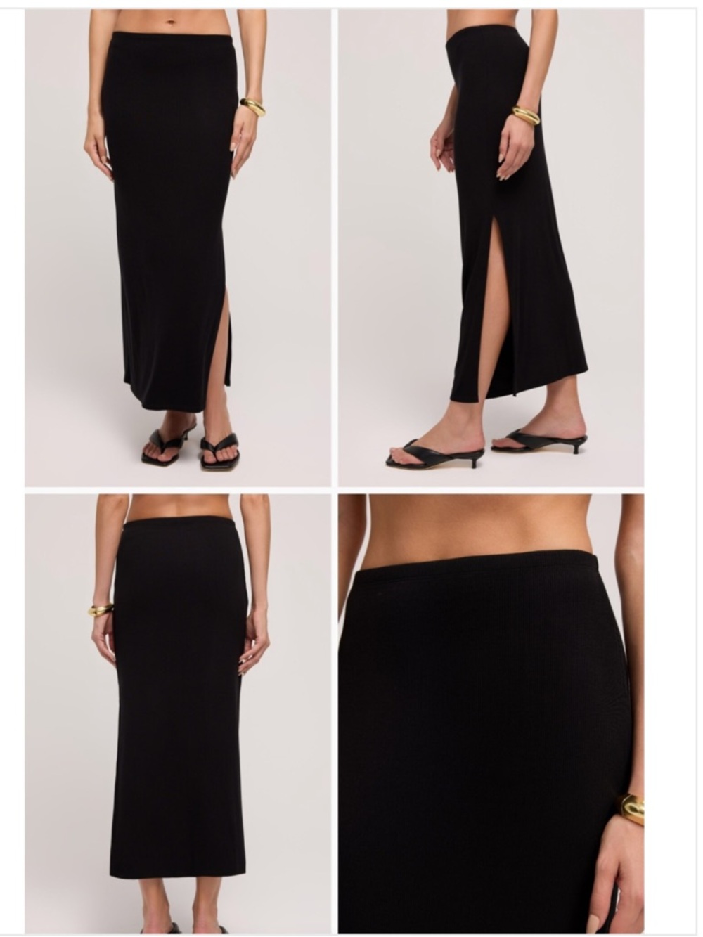 NWT (size XS) Z Supply Jalen MIDI Skirt - Picture 3 of 5